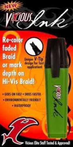 Vicious Fishing Ink Marker For Braid Moss Green Pen Md#: INKGN
