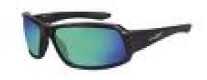 Wiley X Inc. Polarized Sunglasses Rush Blue Mirror Green/Gloss Black Md#: ACRUS04