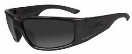 Wiley X Inc. Black Ops Sunglasses Zak Smoke Grey/Matte Md#: ACZAK08