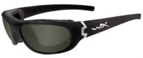 Wiley X Inc. Polarized Sunglasses Curve Smoke Green/Gloss Black Frame Md#: CCCUR04