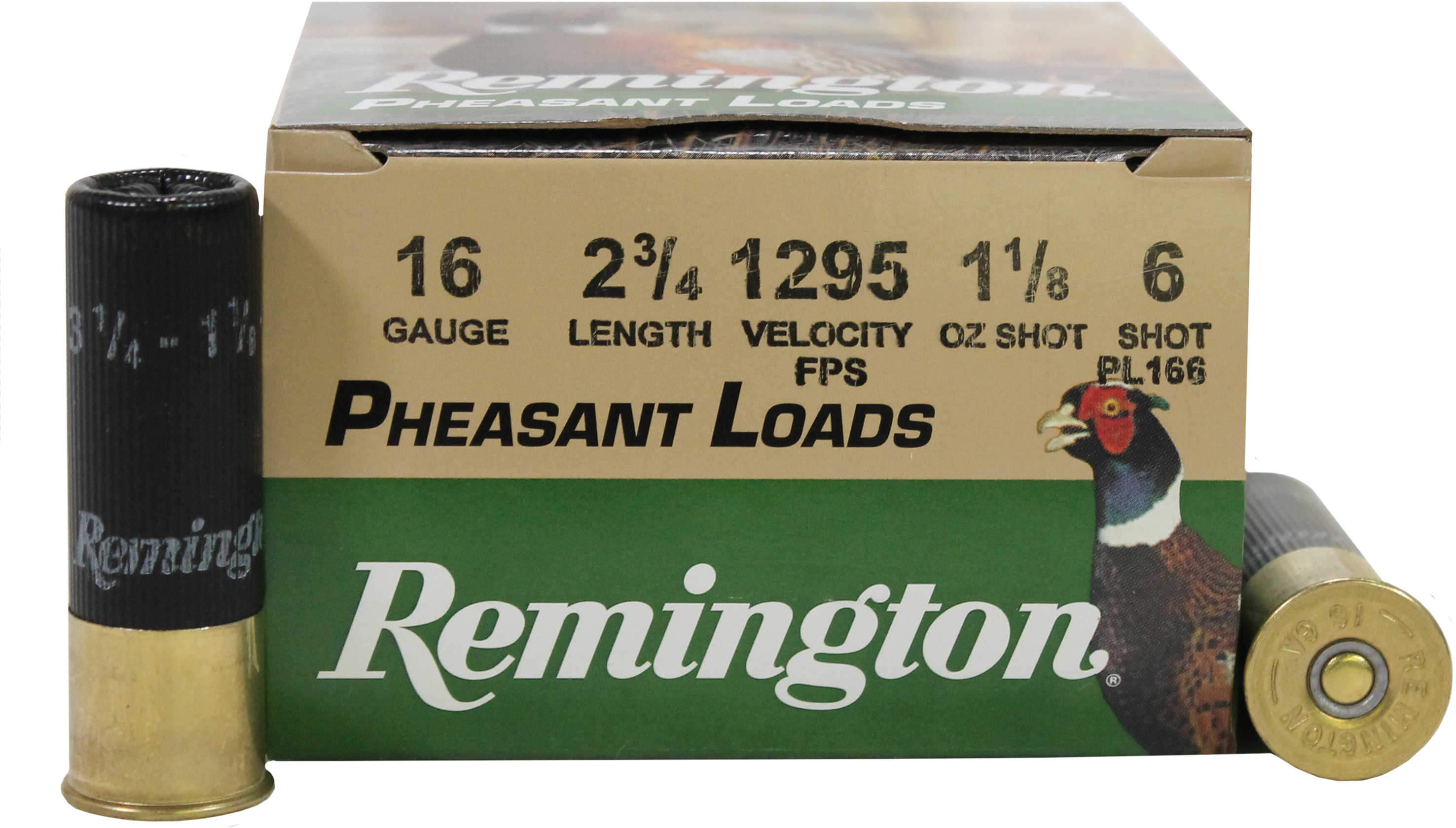 Remington Pheasant Loads 16 Gauge 1 1/8Oz 6 25 Rounds Ammunition PL166