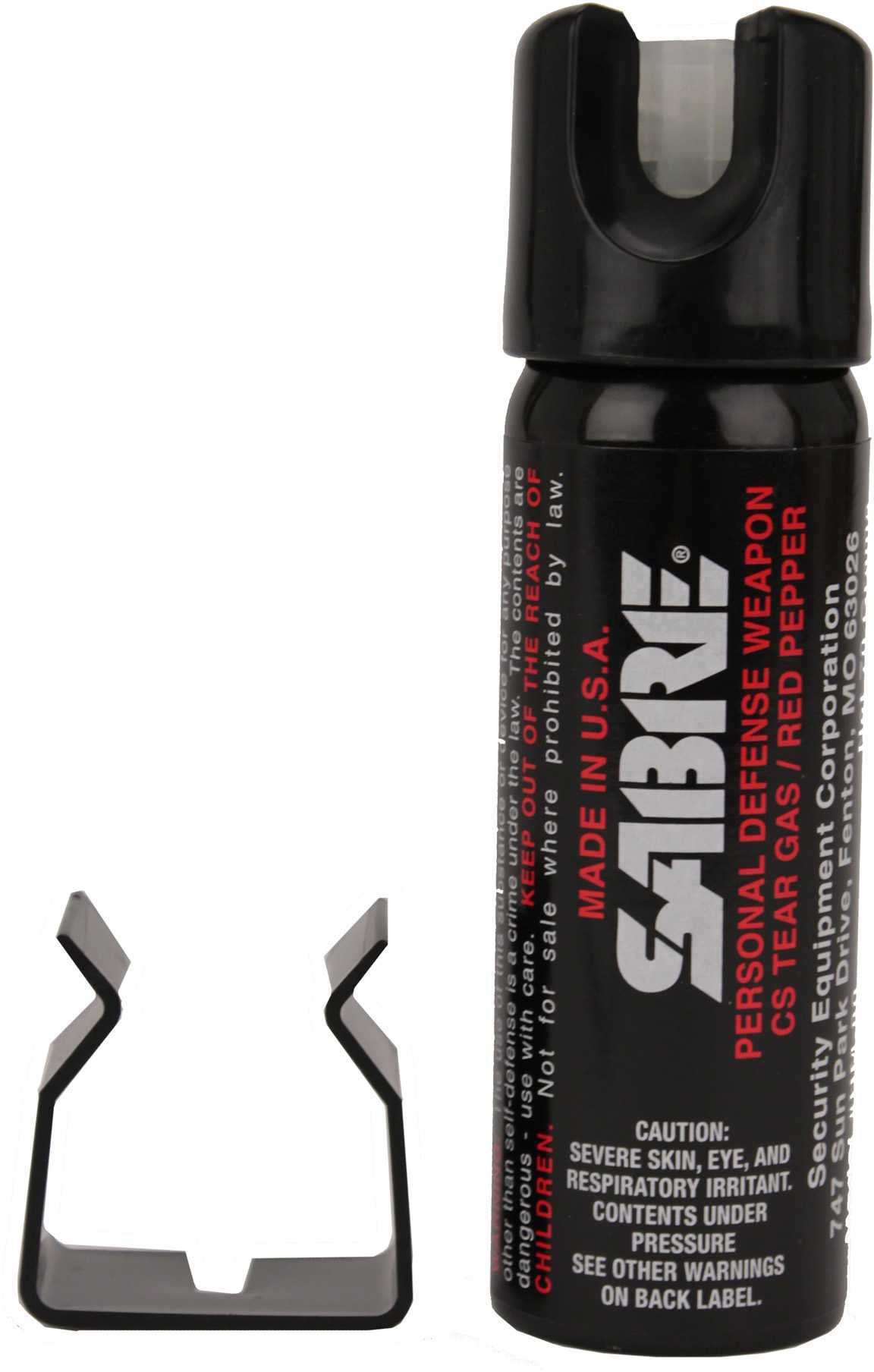 Sabre Pepper Spray Home Unit 2.5oz Red Pepper CS Tear Gas & UV Dye HM