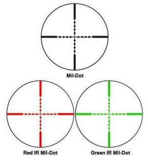 Barska Optics 3-9X42 IR Sniper GX2 Green Red Mil Dot 1" AC11668