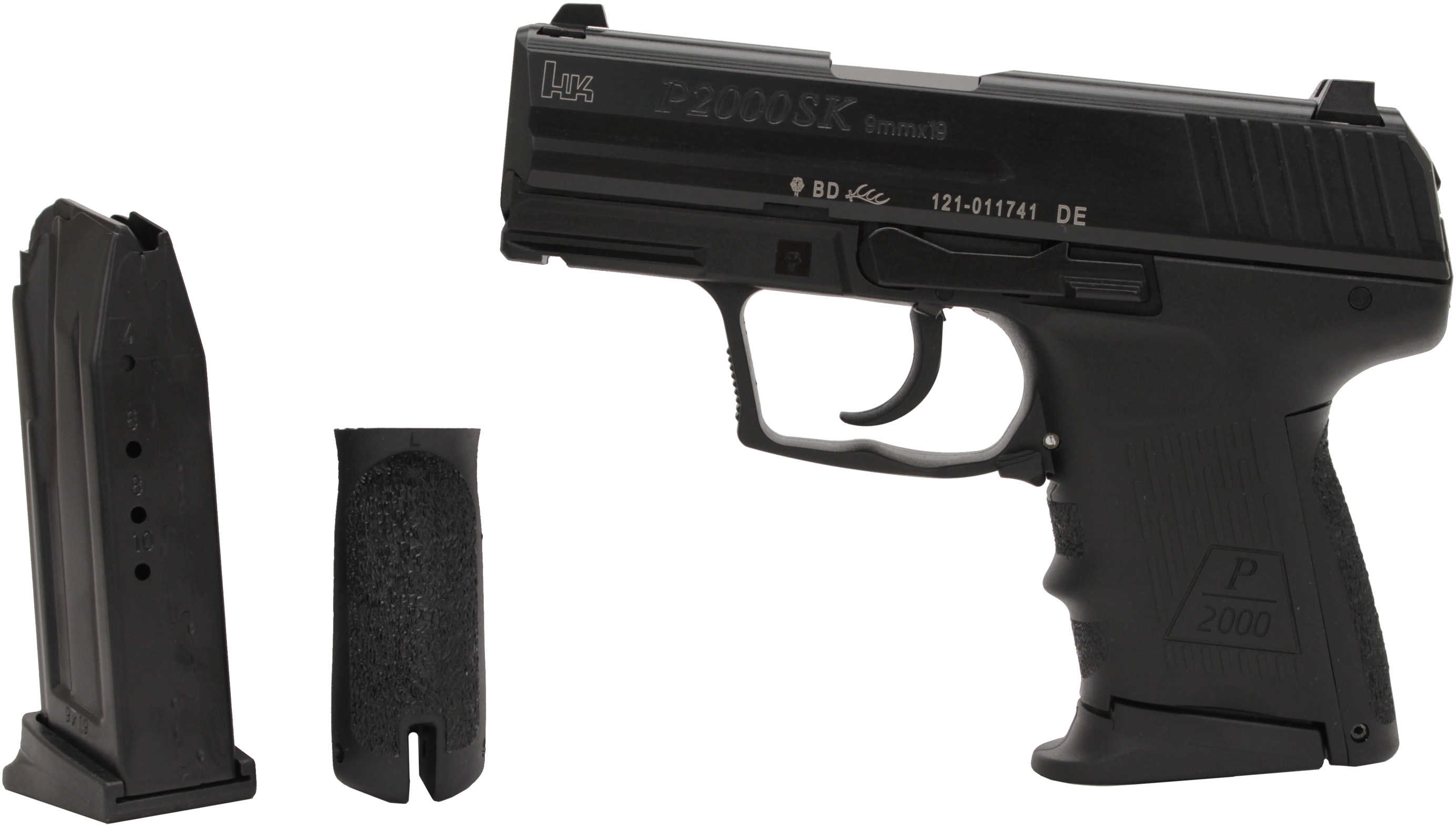 Heckler & Koch P2000SK 9mm Luger 2.5" Barrel 10 Round 2 Magazines V2