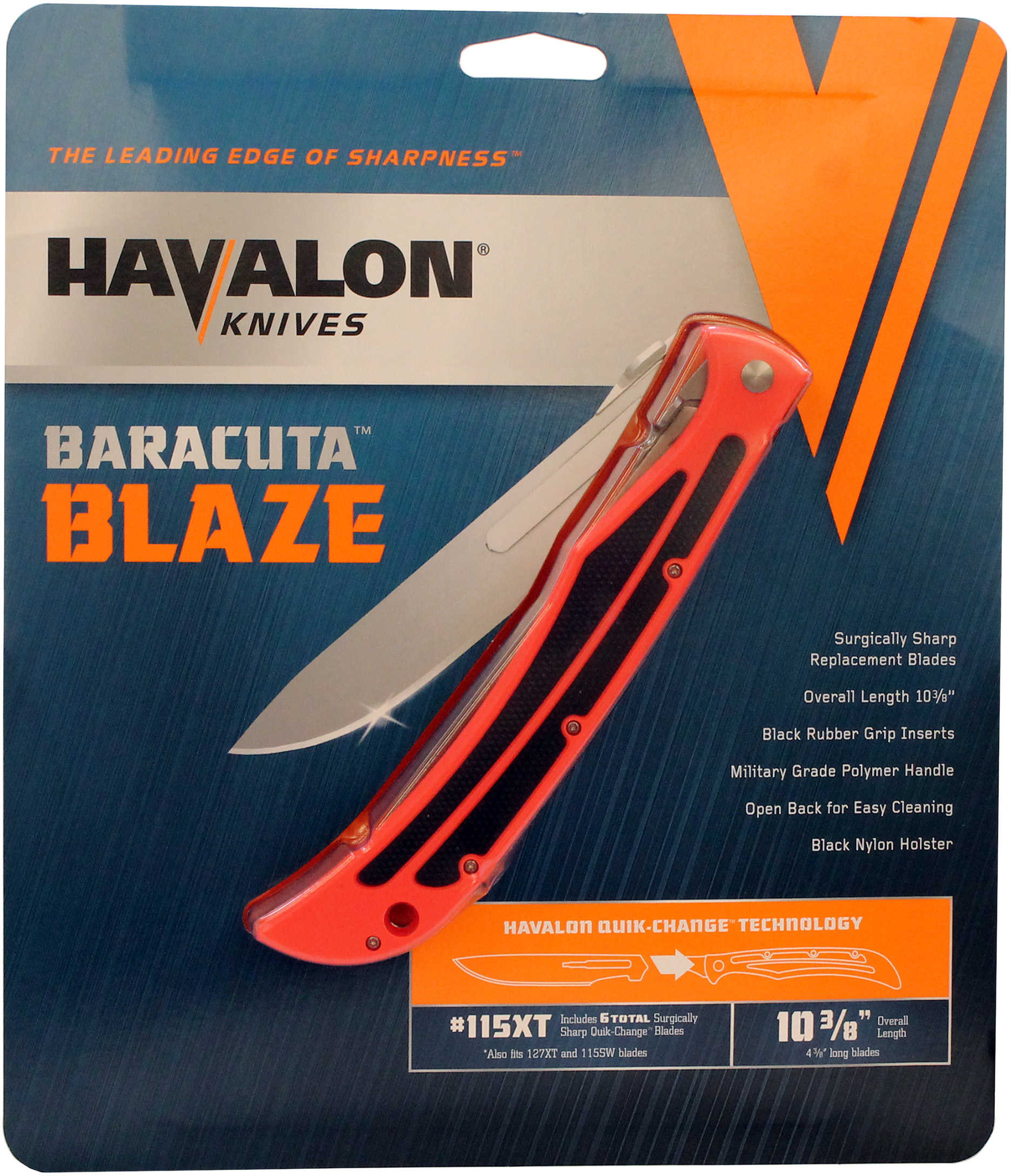 HAVALON KNIVES Havalon Baracuta Blaze Big Game Hunting Knife 5" Blades