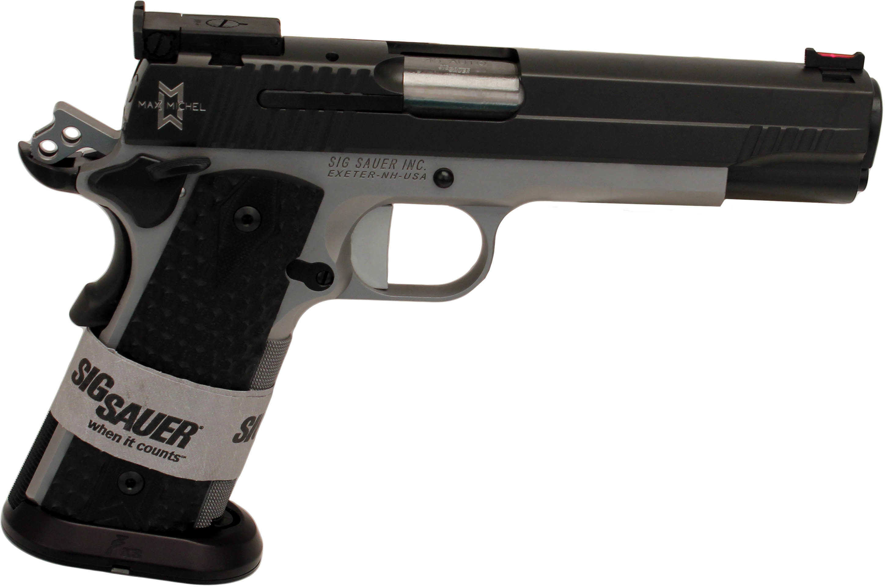 Sig Sauer 1911 Max Custom 45 ACP 2Tone Single Action Only Fiber Optic