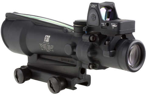 Trijicon ACOG 3.5x35 Nickel Boron Dual Illuminated Green Chevron .223 Ballistic Md: TA11-C-100238