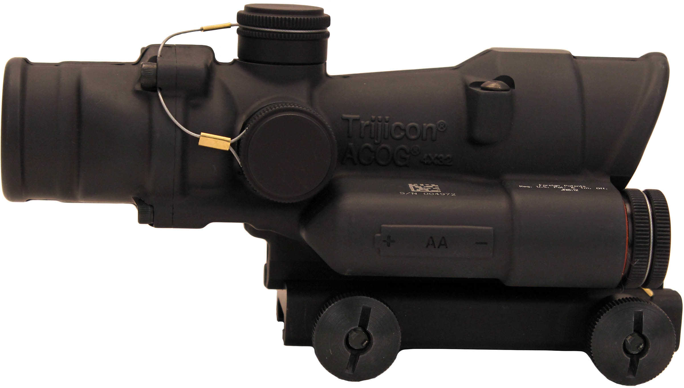 Trijicon ACOG 4x32 Red LED, .223 Horseshoe Reticle w/TA51 Mount Md ...