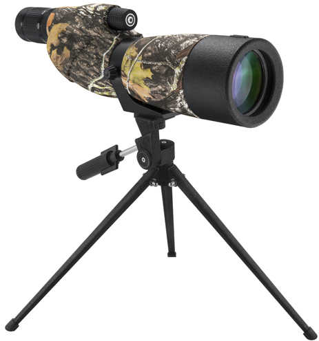 Barska Optics WP Level Spotting Scope 20-60x65mm Camo Straight w/Tripod Carry Case Md: Ad12358