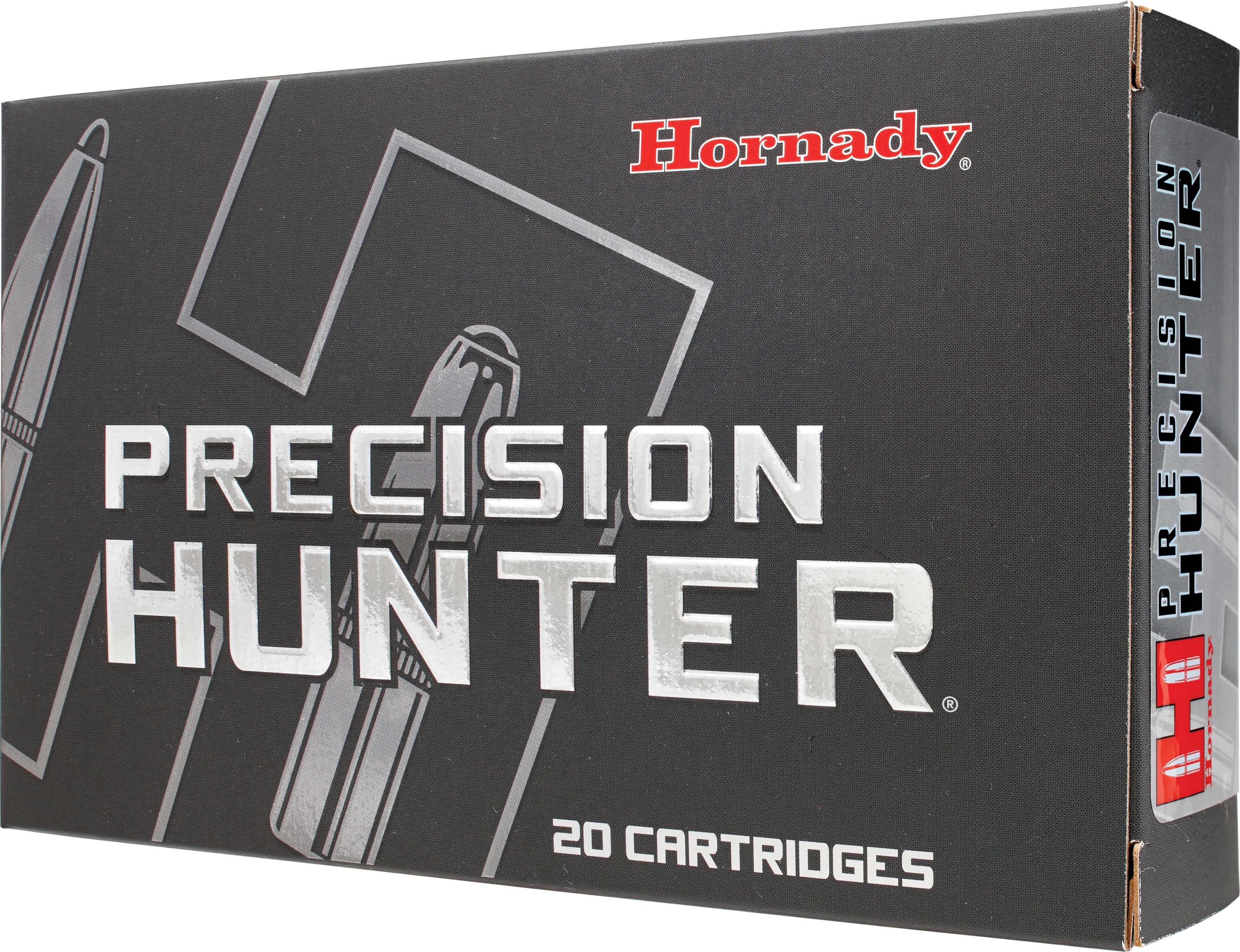 Hornady Precision Hunter 7mm Rem Mag 162 gr Extremely Low Drag-eXpanding (ELD-X) Ammo 20 Round Box