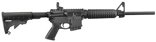 Ruger AR-556 5.56mm NATO 10 Round Mag 16" Barrel Black Anodized Finish Fixed Stock Semi-Automatic Rifle