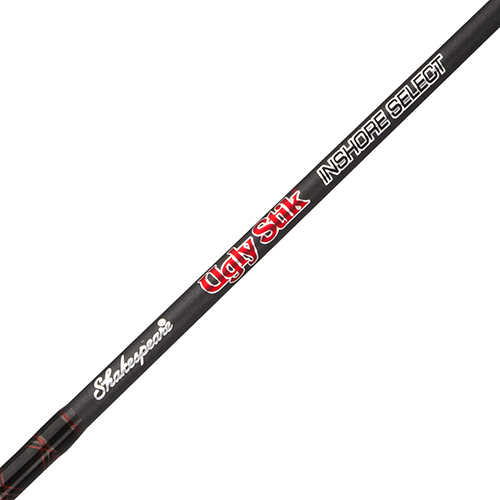Shakespeare Ugly Stik Inshore Select Casting Rod 7 Length 1 Piece 12-25 lb Line Rating 1/4-5/85 oz Lure