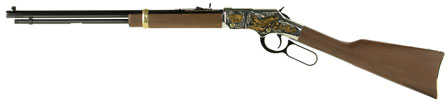 Henry Golden Boy Fraternal Order of Eagles Rifle 22 LR 16 Round 20" Barrel Nickel Plated Receiver American Walnut Stock