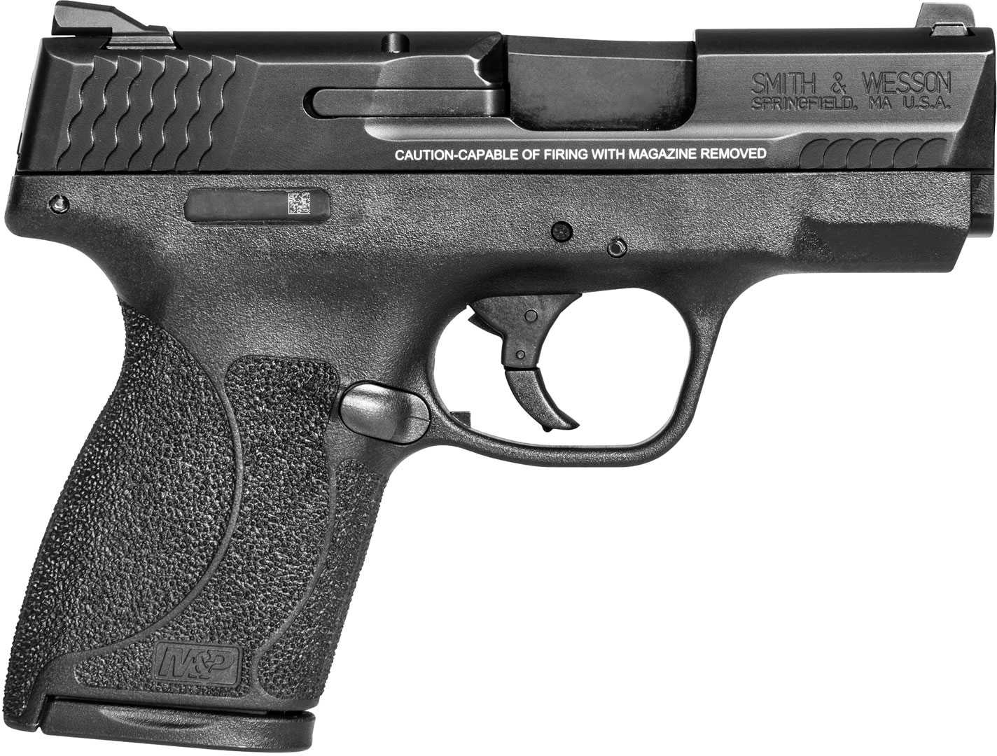 Smith & Wesson M&P 45 Shield 45 ACP Fixed Sights Blackened Finish No Thumb Safety Semi Automatic Pistol
