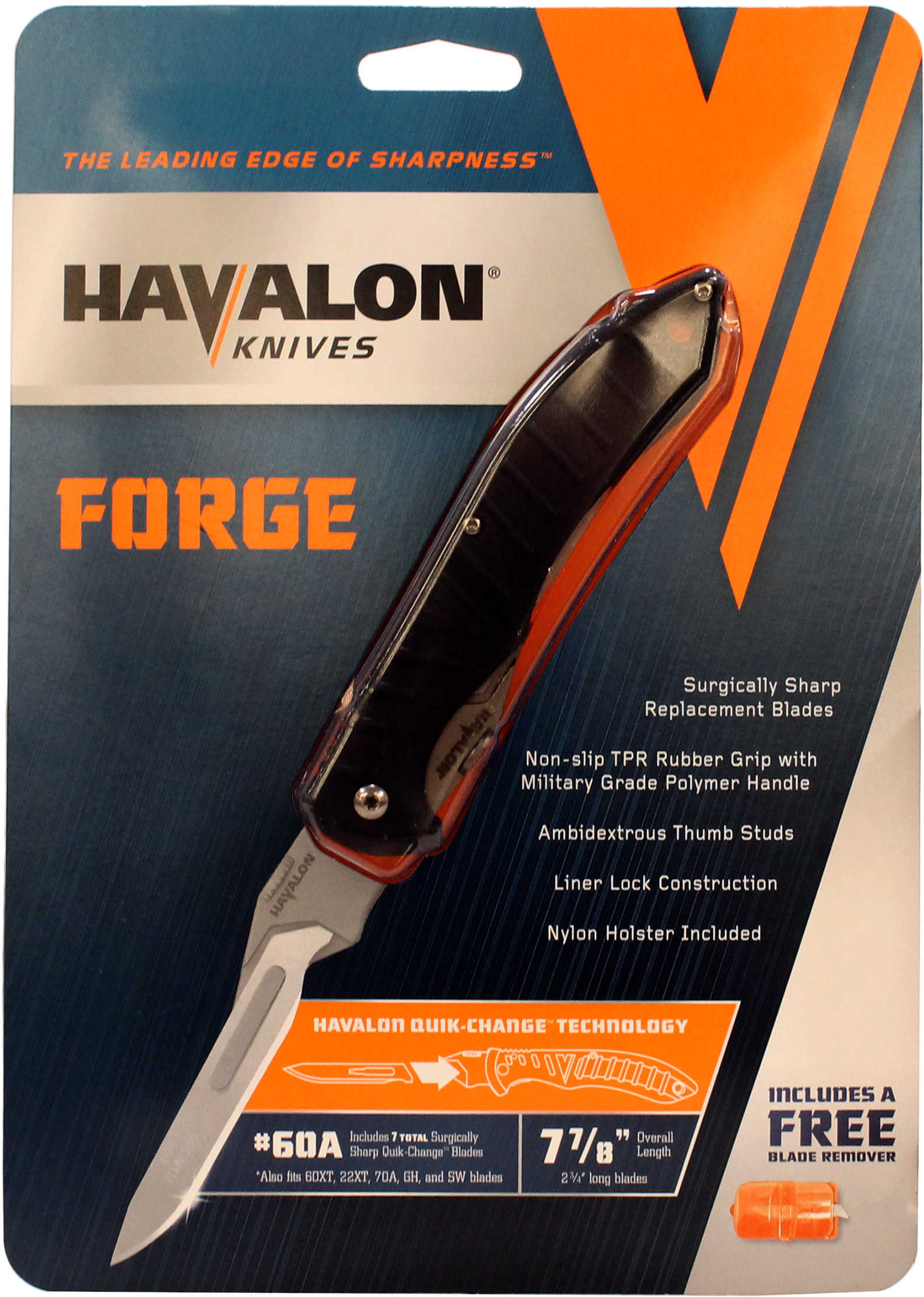 Havalon Knives Havalon Forge Knife, 2.75 Inch Stainless Steel Blade ...
