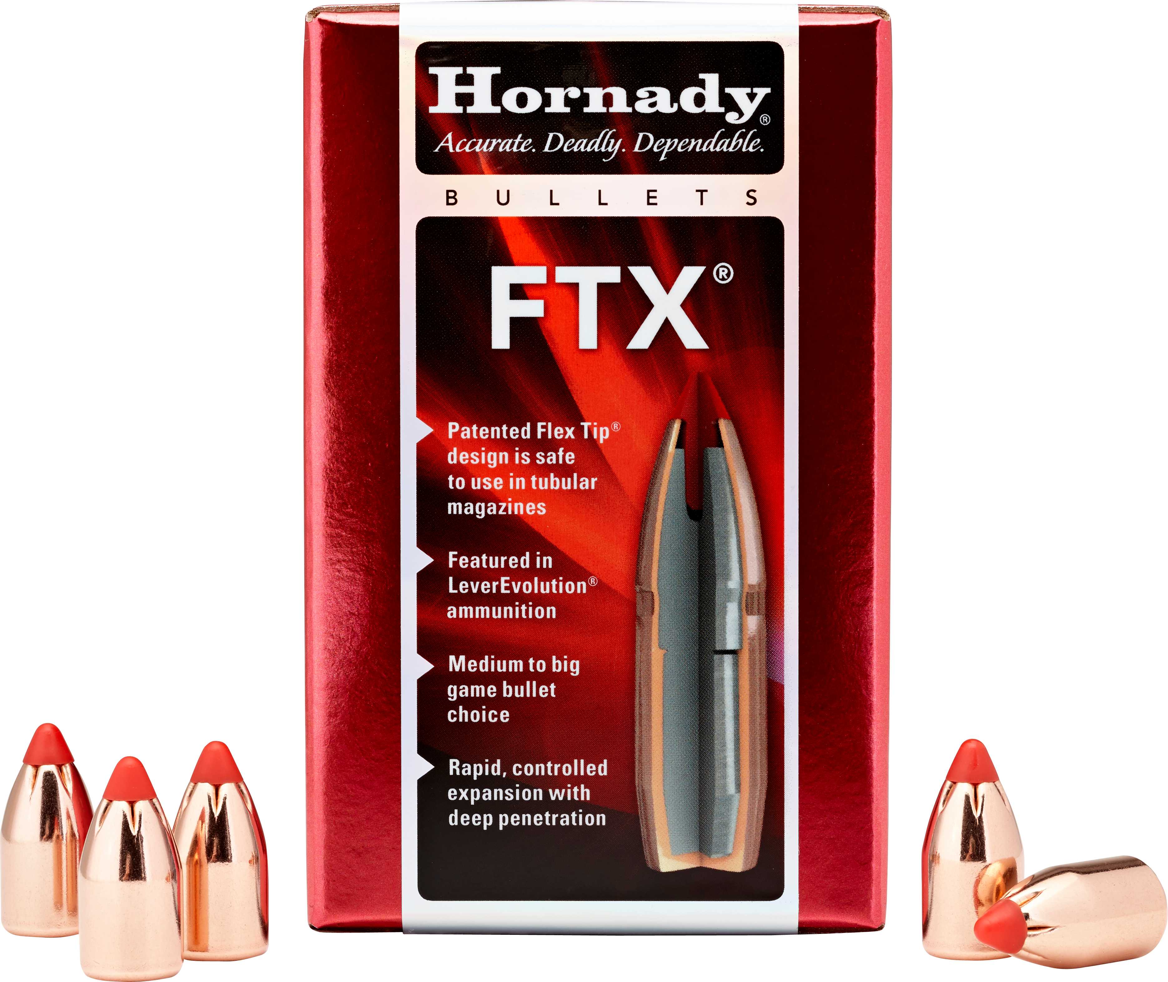 Hornady Bullets 25 Caliber .257 110 Grains FTX 100CT