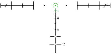 Trijicon ACOG 4X32 Dual Illuminated Green Horseshoe/Dot .223 BAC Md: Ta31-D-100366