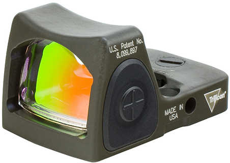 RMR Type 2 Adjustable LED Sight - 1.0 MOA Red Dot Reticle, Cerakote Olive Drab Green Md: RM09-C-7007