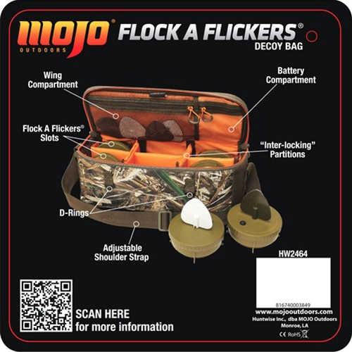 MOJO Flock A Flicker Decoy Bag Holds All 6