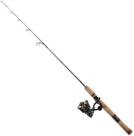 President Spinning Combo 30. 5.2:1 Gear Ratio, 6'6" Length 2pc, 1/8-5/8 Lure Rate, Ambidextrous Md:
