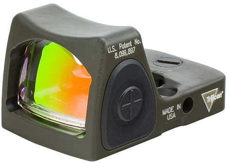 RMR Type 2 Adjustable LED Sight - 3.25 MOA Red Dot Reticle, Cerakote Olive Drab Green Md: RM06-C-700