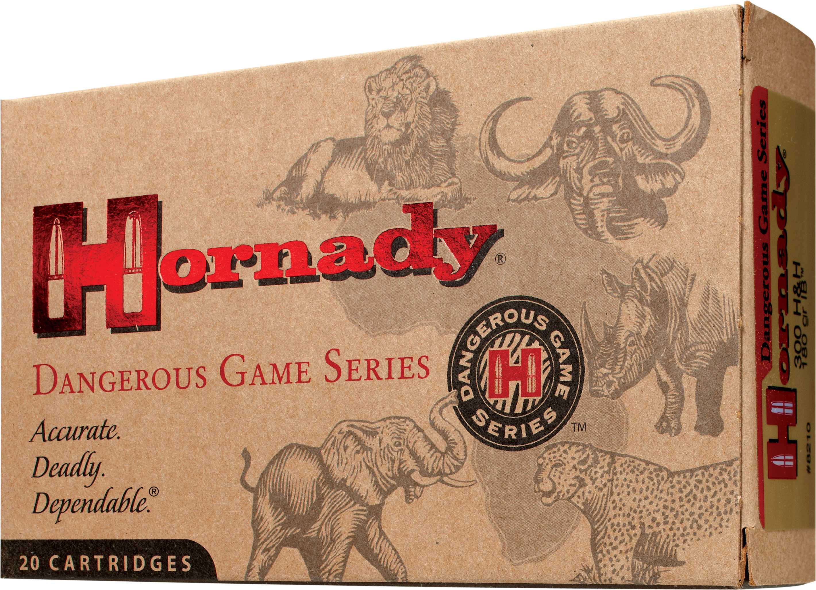 416 Remington Magnum 20 Rounds Ammunition Hornady 400 Grain DGS