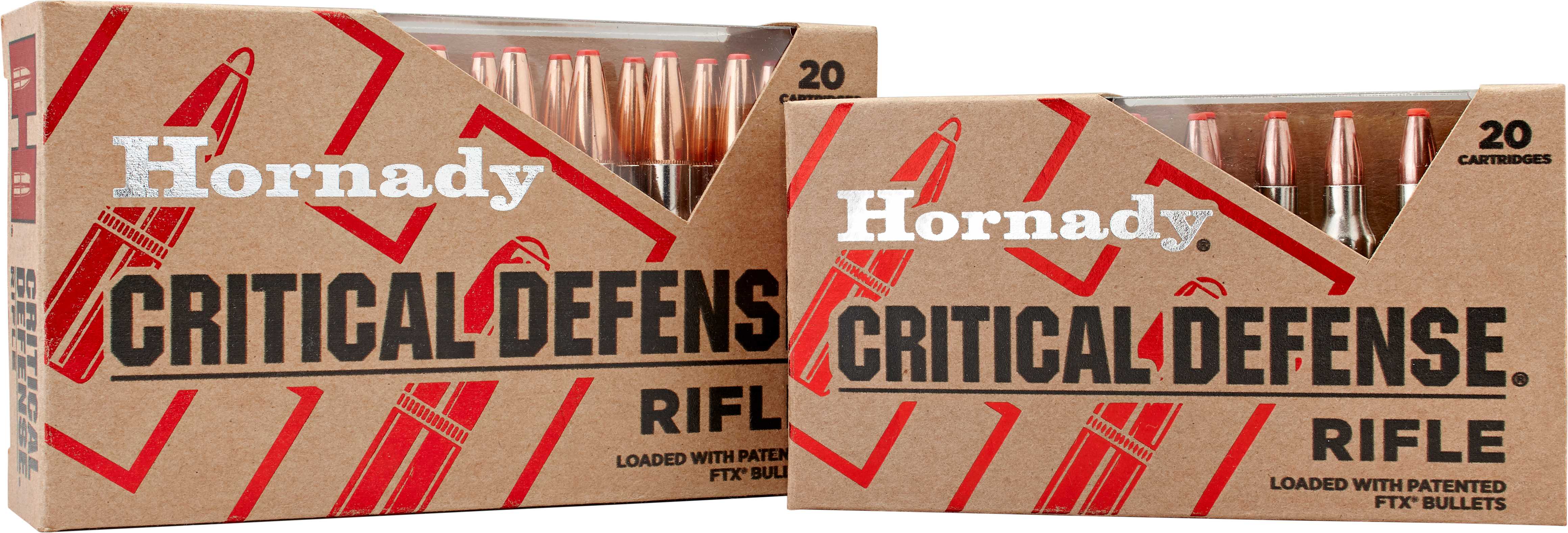 308 Winchester 20 Rounds Ammunition Hornady 155 Grain FTX