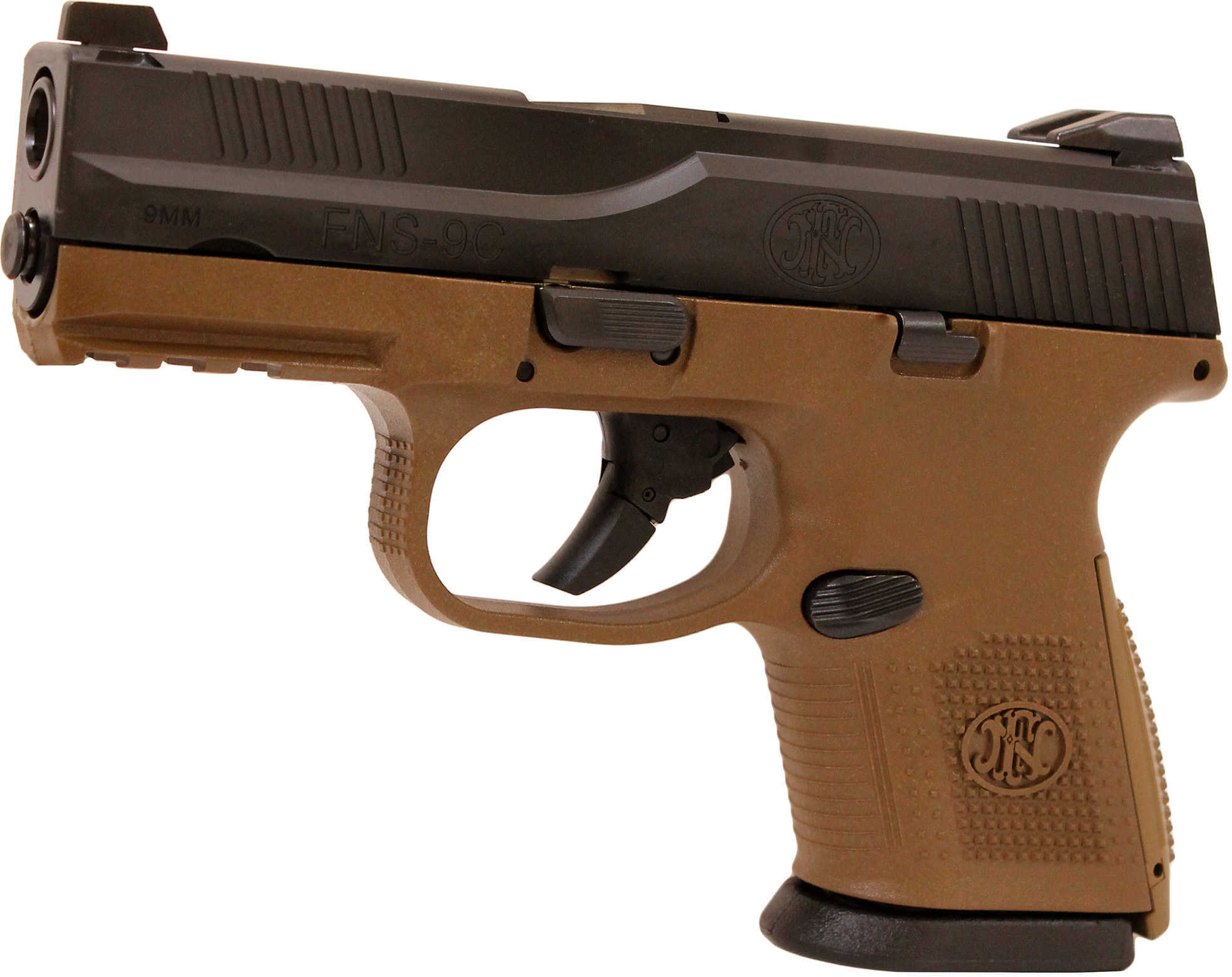 FNUSA FNS9C Compact Semi Auto Pistol 9mm Luger 3.6" Barrel 10 Rounds