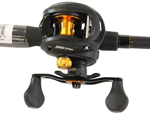 Lews Fishing David Fritts Crank Back Baitcast Combo, 5.4:1 Gear Ratio, 7' Length Md: DF1SCB70MH