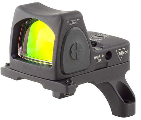 Trijicon RMR Type 2 Adjustable LED Sight - 6.5 MOA Red Dot Reticle with RM35 ACOG Mount, Black Md: RM07-C-700683