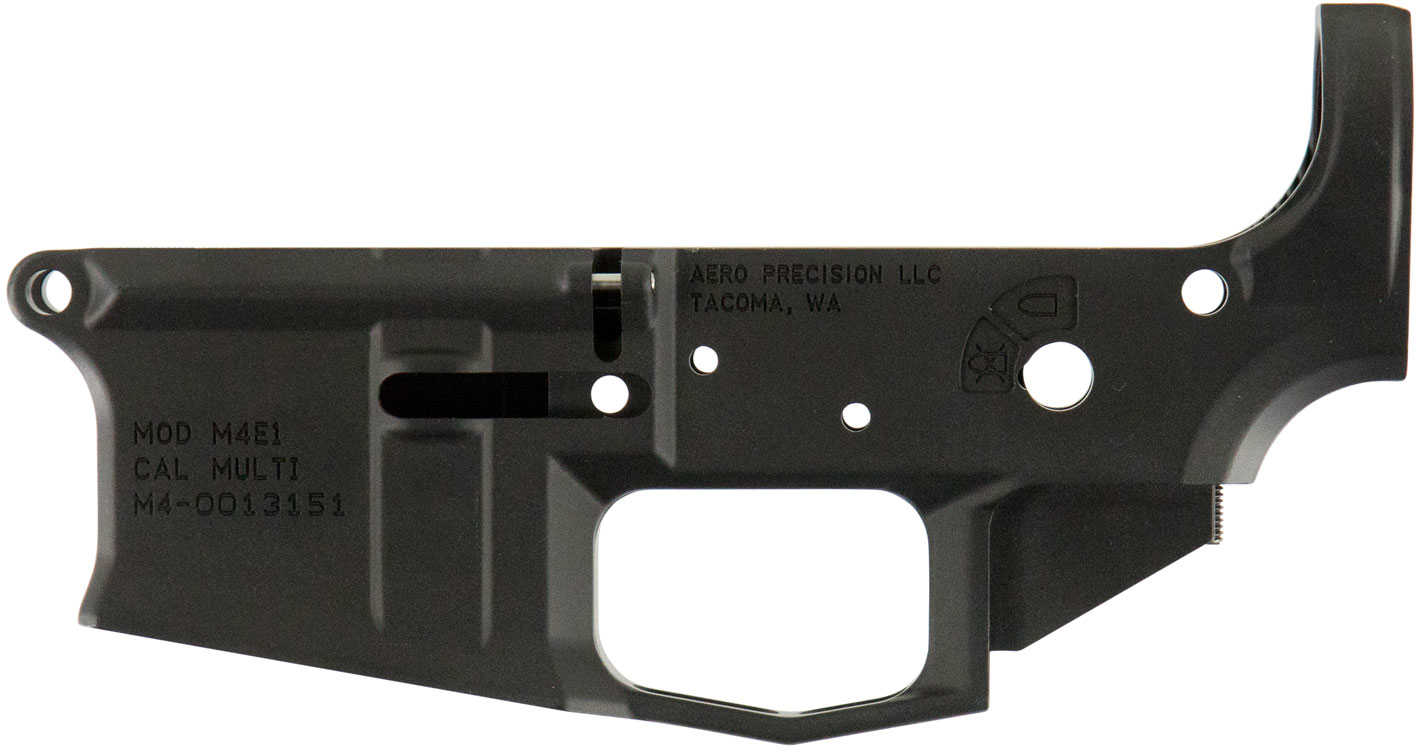 Aero Precision M4E1 Stripped Lower Receiver AR-15 5.56 NATO Anodized Matte Black Finish