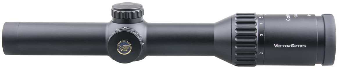 Continental Rifle Scope 1-6x24 30mm Tube German Optics Illuminated Etched Glass #4 Reticle