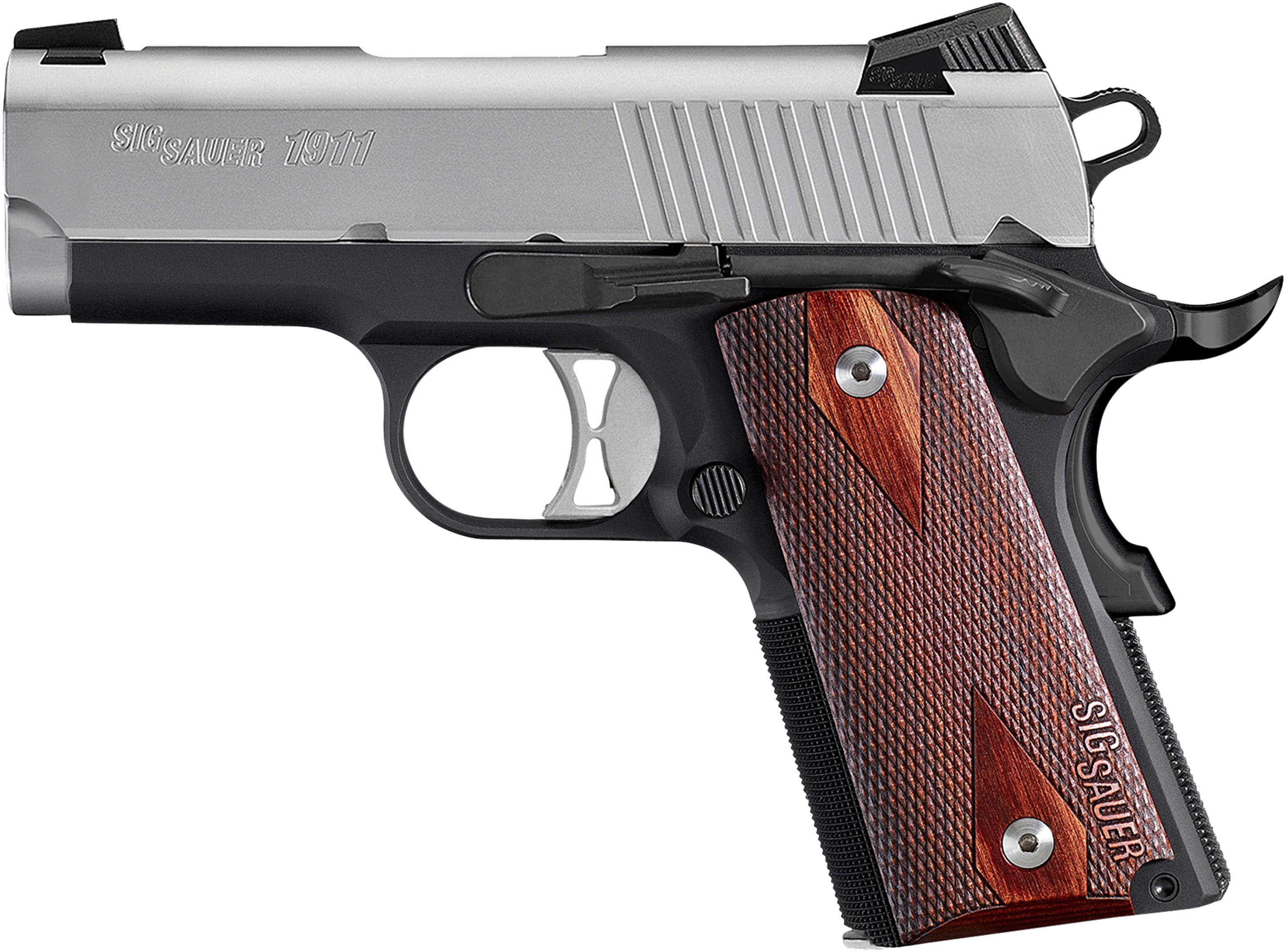 Sig Sauer 1911 Ultra Compact Single 9mm Luger 3.3" Barrel 8 Round