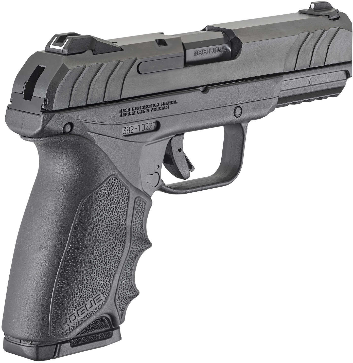 Ruger Security-9 Pistol 9mm 4" Barrel 10 Round Hogue HandALL Rubber Grip