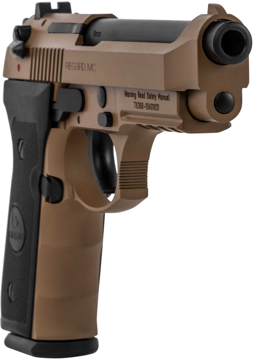 EAA Girsan Regard MC Pistol 9mm 4.90" Barrel 18 Round FDE Frame