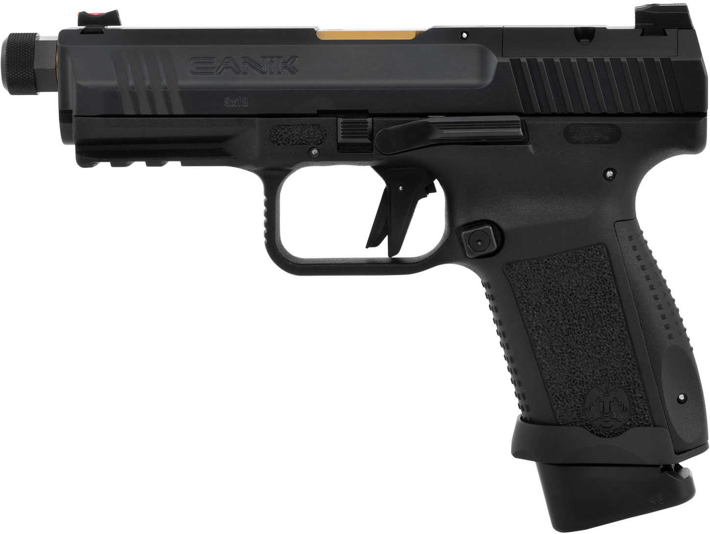 Canik TP9 Elite Combat Executive Pistol 9mm 4.73 Threaded Barrel 18+1 Round Capacity Black Cerakote Finish