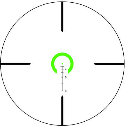 Trijicon VCOG 1-6X24 Grn Horseshoe 223/55Gr TS Mn