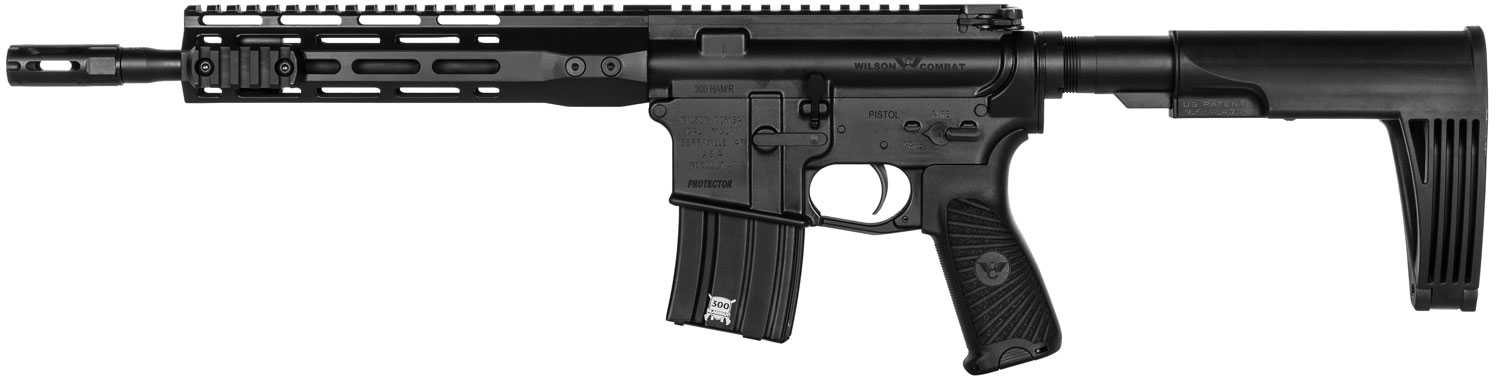 Wilson Combat Protector AR 15 Pistol 300 HAM'R 11.3" Barrel 20 Round With Tailhook Brace
