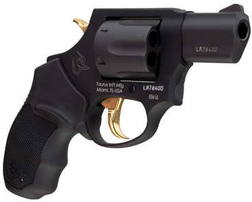 Taurus 856 Ultra Lite Revolver 38 Special 2" Barrel 6 Shot Matte Black Finish Gold Accents Grip