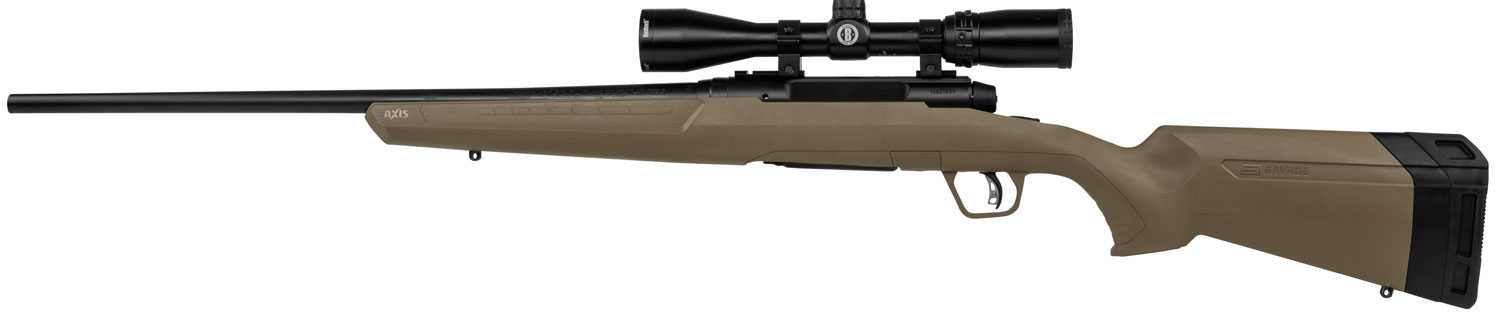 Savage Axis II XP Bolt Action Rifle 308 Wichester 22" Barrel Flat Dark Earth Finish Bushnell Banner 3-9x40mm Scope