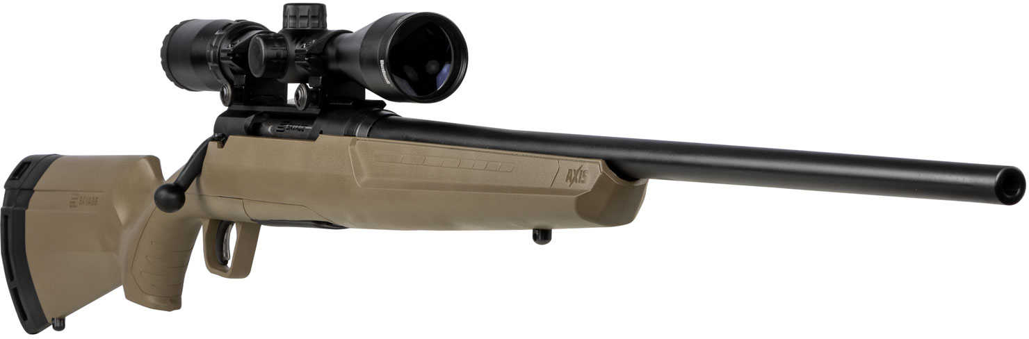 Savage Axis II XP Bolt Action Rifle 308 Wichester 22" Barrel Flat Dark Earth Finish Bushnell Banner 3-9x40mm Scope