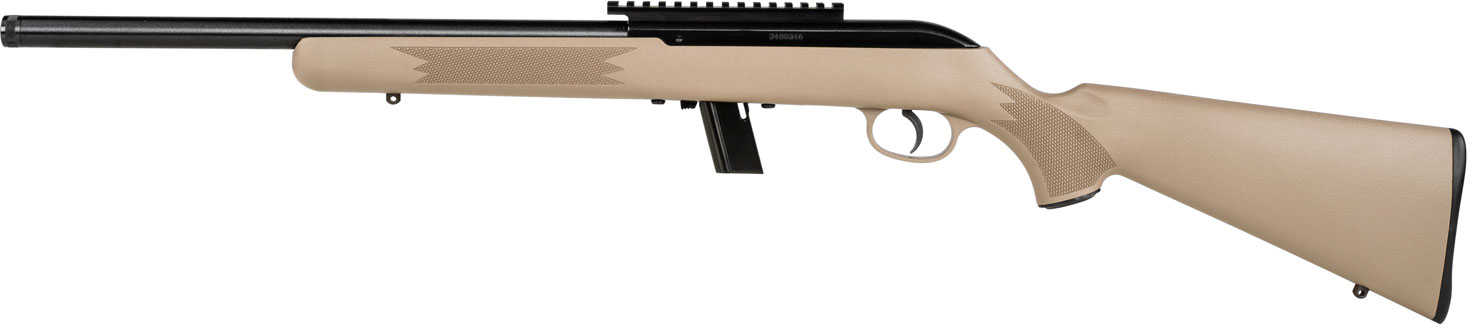 Savage 64 FV-SR Rifle 22 LR 10 Round 16.50" Threaded Barrel Flat Dark Earth Stock Matte Blued Finish