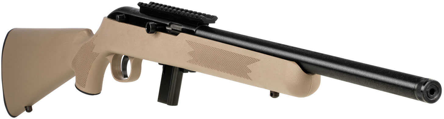 Savage 64 FV-SR Rifle 22 LR 10 Round 16.50" Threaded Barrel Flat Dark Earth Stock Matte Blued Finish