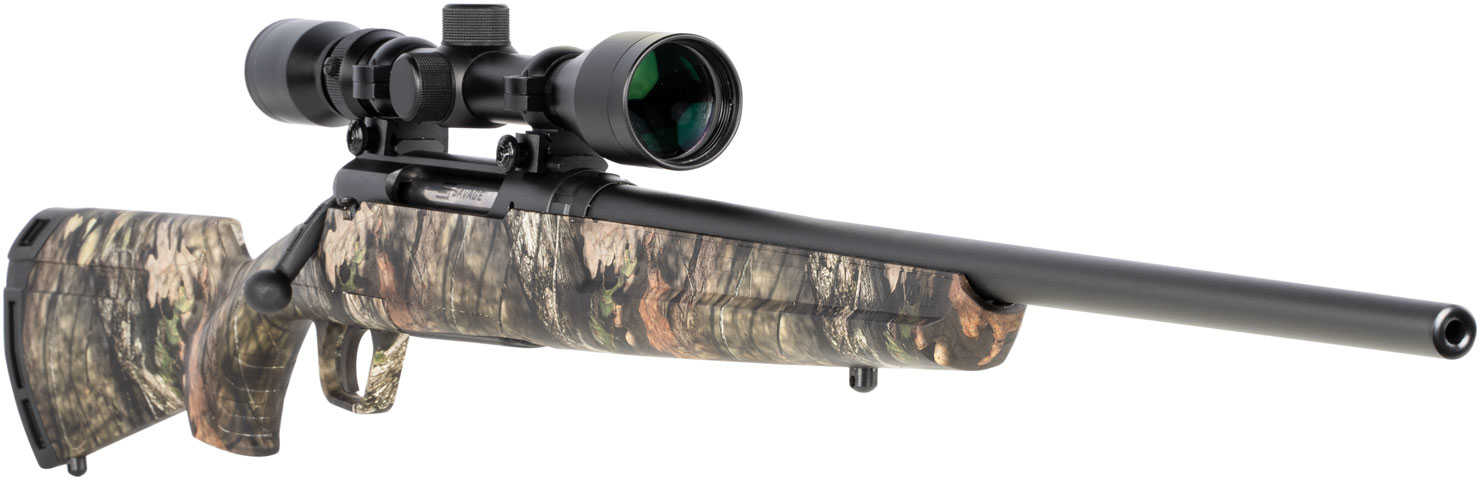 Savage Axis XP Compact Rifle 6.5 Creedmoor 20" Barrel Mossy Oak Break-Up Stock Matte Black Finish With Weaver 3-9x40mm