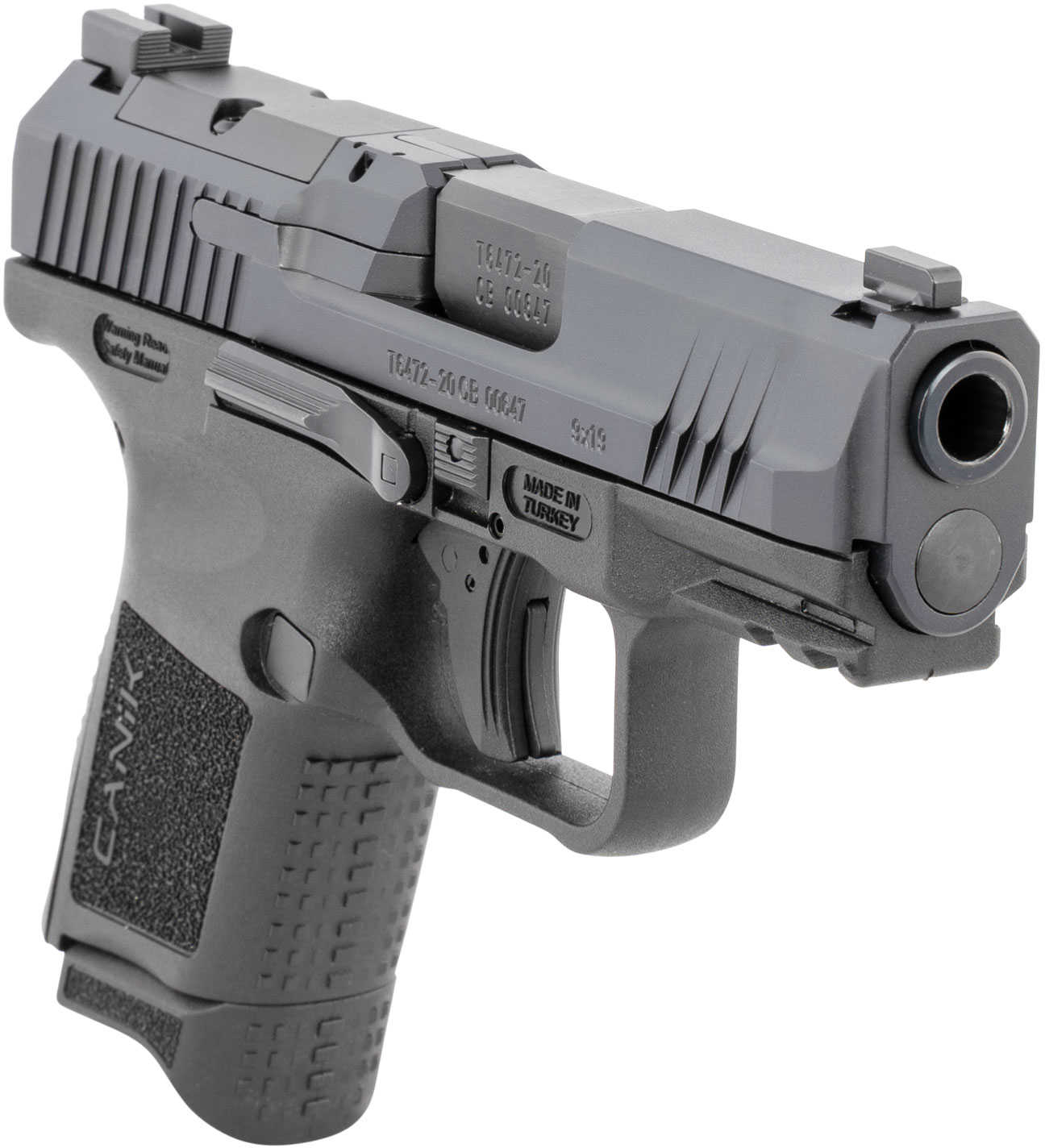 Century Canik TP9 Elite Sub-Compact Pistol 9mm Luger 3.60" Barrel 15 Round Black Finish