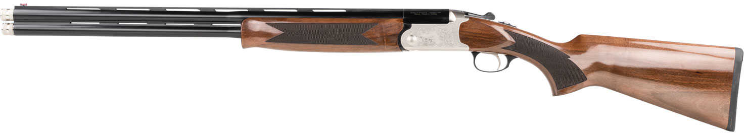 Charles Daly 202A White Over / Under Shotgun 20 Gauge 26" Barrel Black Chrome Finish Walnut Stock Fiber Optic Front Sight