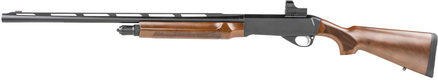 EAA Girsan MC312 Sport 3-Gun Shotgun 12 Gauge 28" Barrel Built In Accessory Rail With Red Dot Walnut Stock