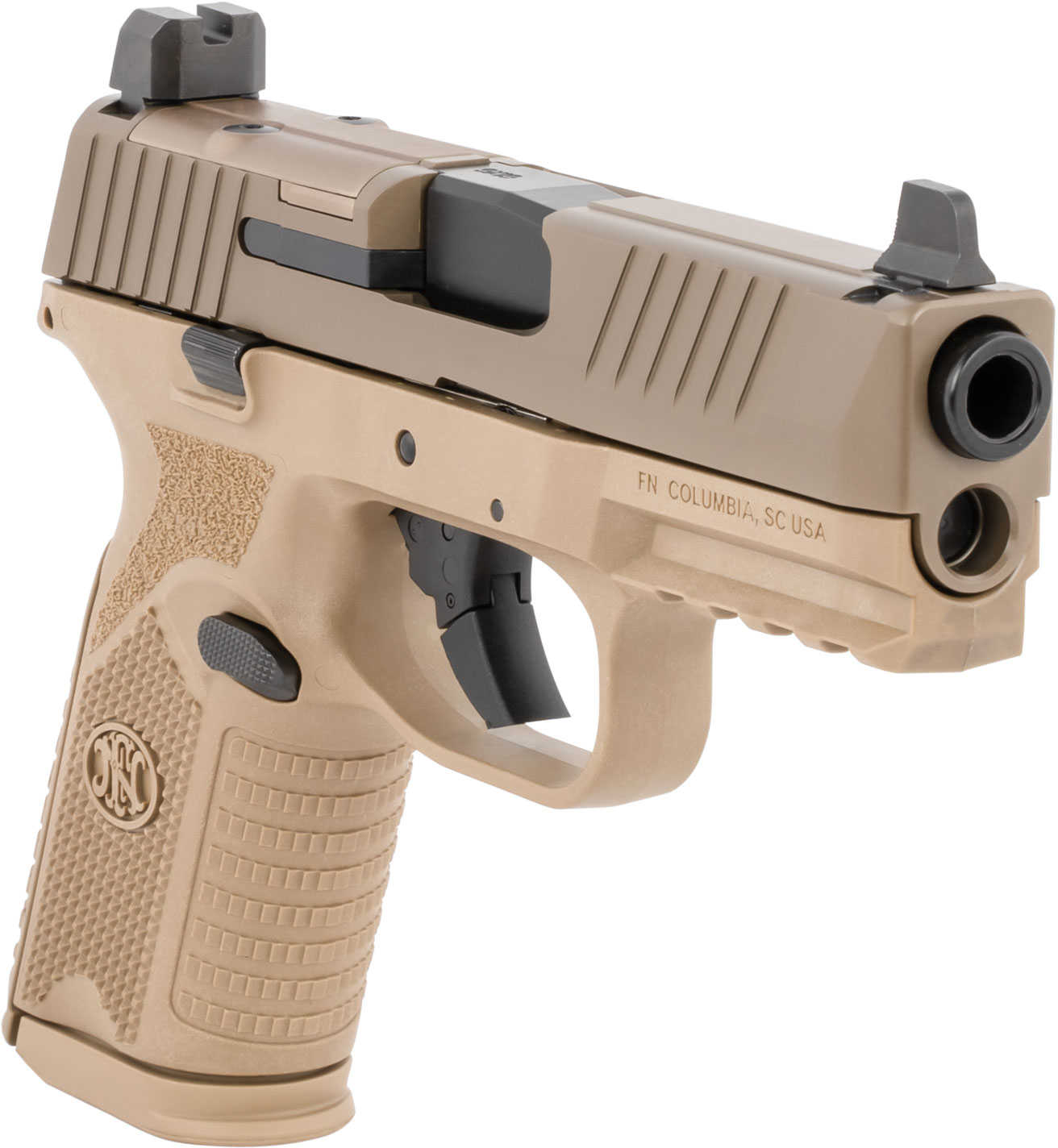 FN 509M MRD Pistol 9mm 4" Barrel 10 Round Flat Dark Earth Finish Interchangeable Backstrap Grip