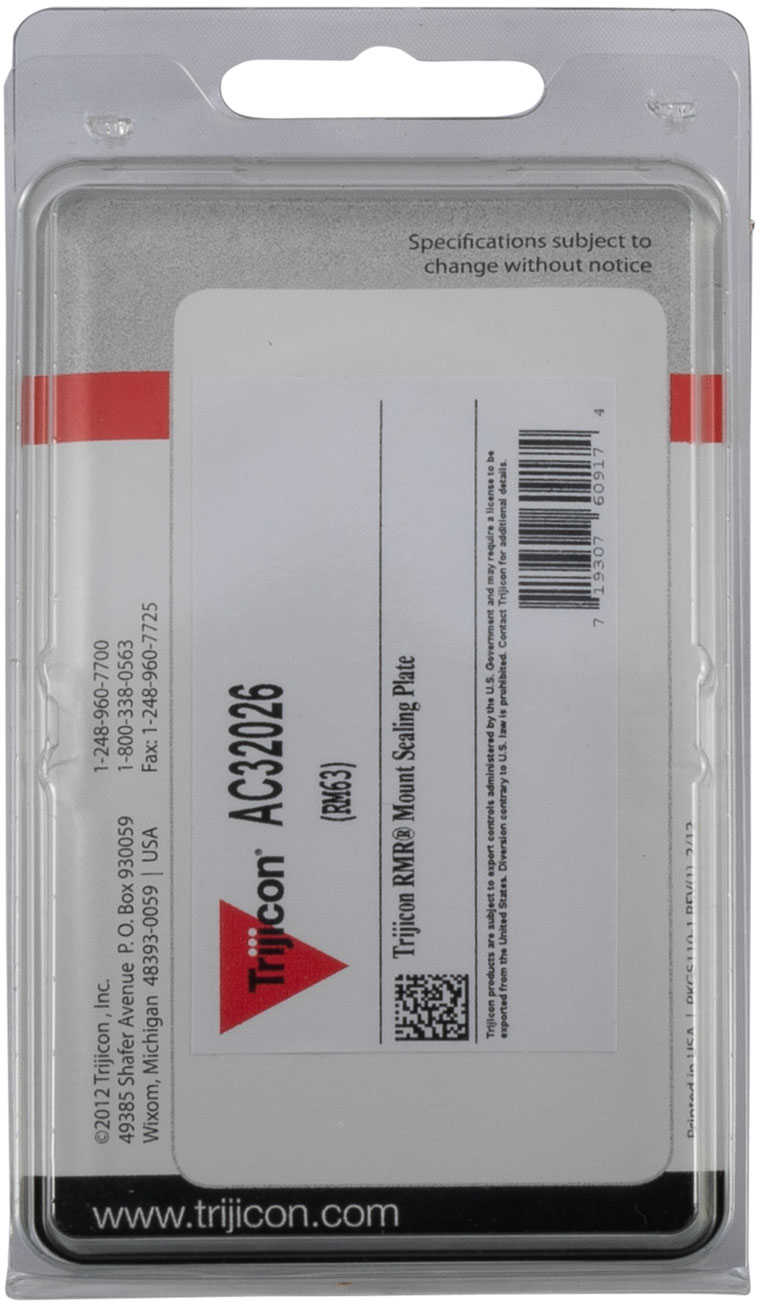 Trijicon RMR Sealing Plate Black Anodized