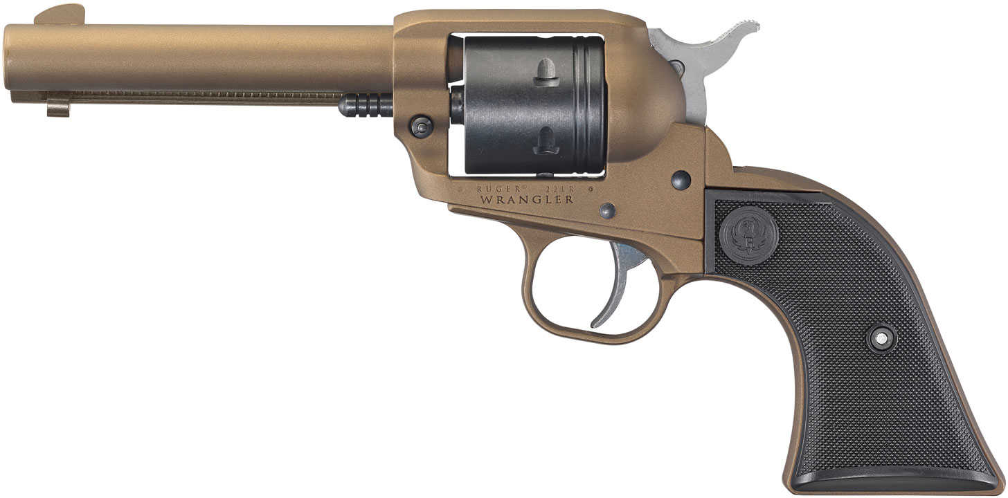 Ruger Wrangler Revolver 22 Long Rifle 6 Round 4.62" Burnt Bronze-img-1